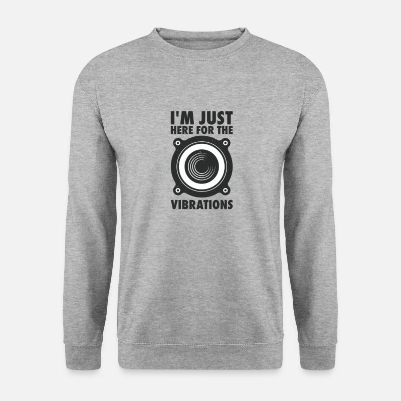 Gehörloser Stolz Schwerhörende - Unisex Pullover - Weißgrau meliert