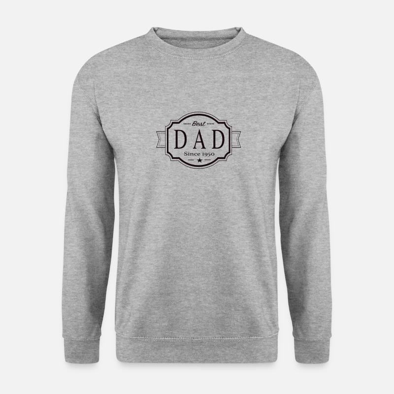 Best dad since 1950 - Unisex Sweatshirt - salt & pepper