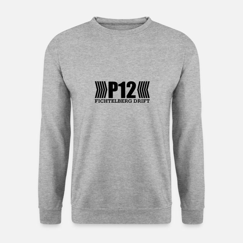 P12 Fichtelberg Drift - Unisex Pullover - Weißgrau meliert