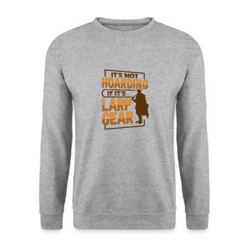 LARP RPG Roleplayers - Unisex Sweatshirt - salt & pepper - Front - Alina (178cm) & Michal (187cm)