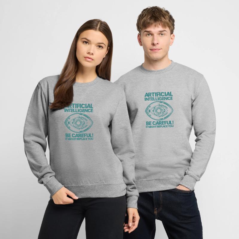 AI Machine Learning Computer Geek Technology Robot Unisex Sweatshirt
