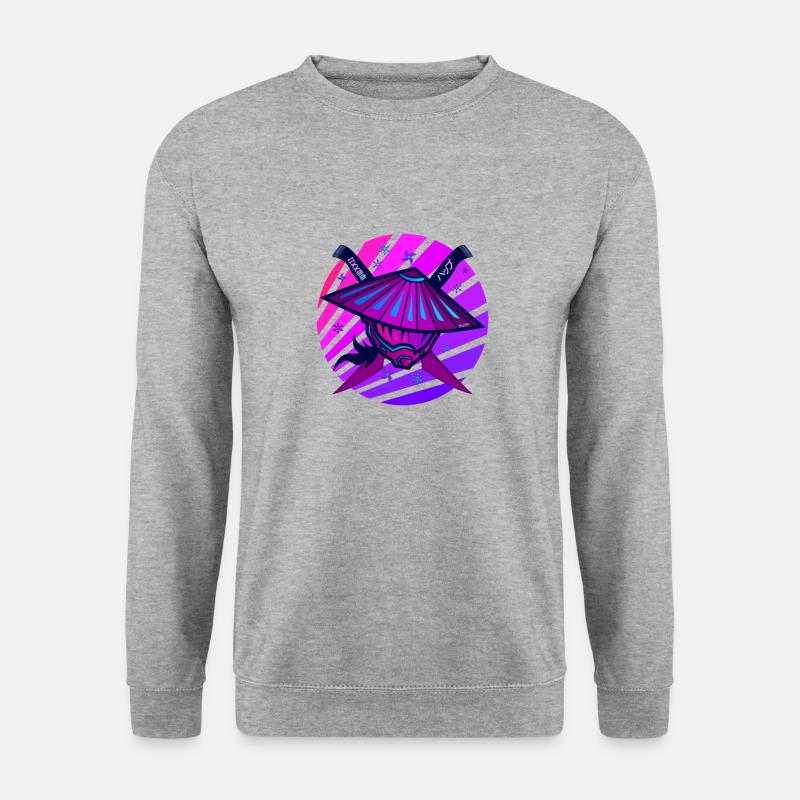 Samurai Monster Sword violet - Unisex Sweatshirt - salt & pepper