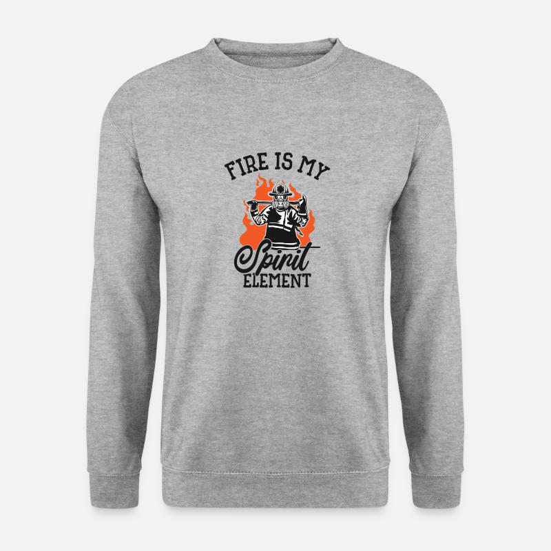 Fire Fireman Firefighter Firewomen - Unisex Sweatshirt - salt & pepper