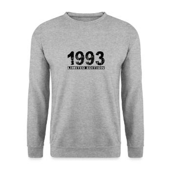 Limited Edition 1993 - Unisex Sweatshirt - salt & pepper - Front - Alina (178cm) & Michal (187cm)