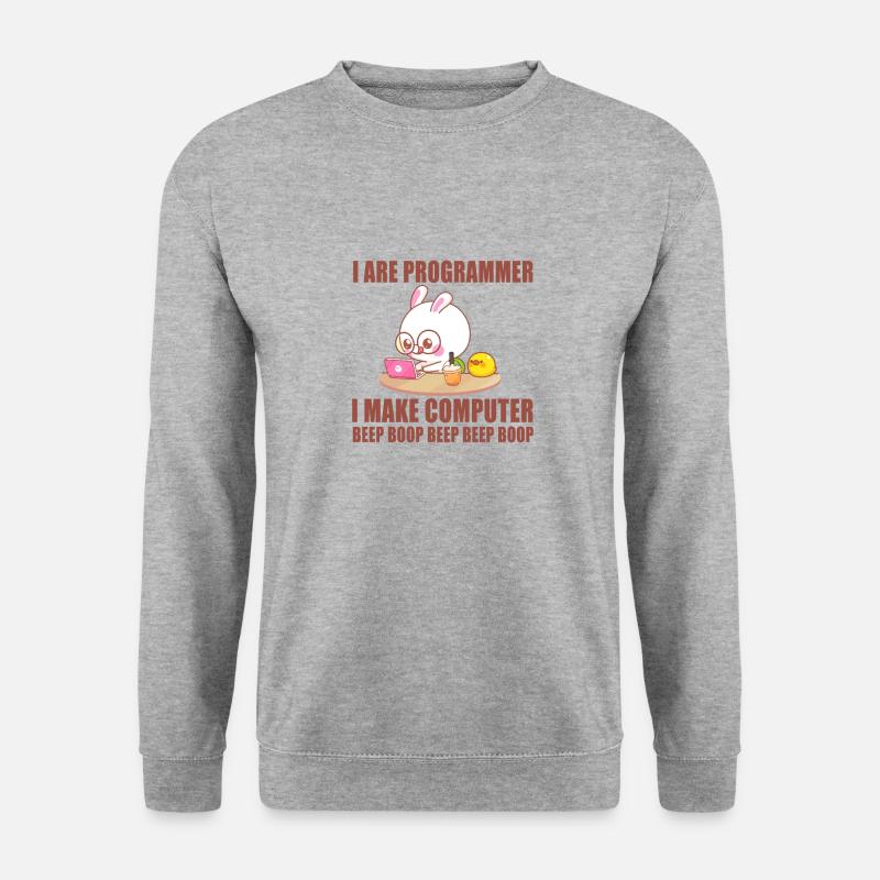 I are programmer - Unisex Sweatshirt - salt & pepper