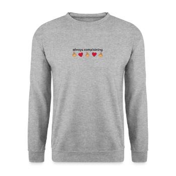 Funny Y2k Shirt, Y2k Baby Tee, Y2k Graphic Shirt, - Unisex Sweatshirt - salt & pepper - Front - Alina (178cm) & Michal (187cm)