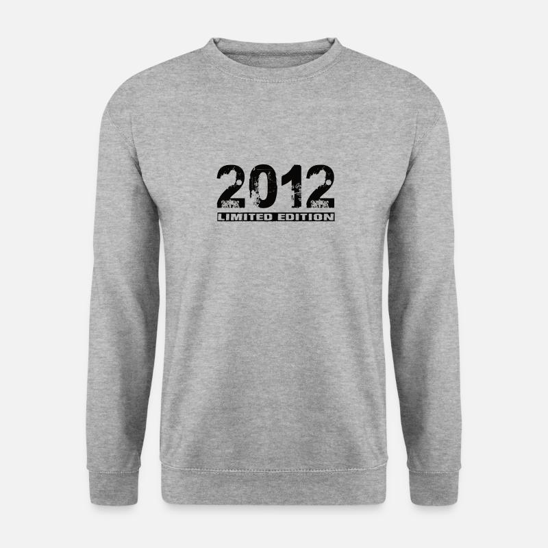 Limited Edition 2012 - Unisex Pullover - Weißgrau meliert