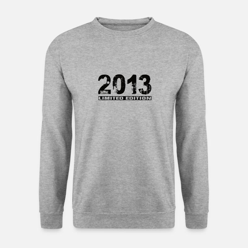 Limited Edition 2013 - Unisex Pullover - Weißgrau meliert