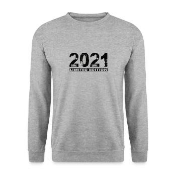 Limited Edition 2021 - Unisex Sweatshirt - salt & pepper - Front - Alina (178cm) & Michal (187cm)