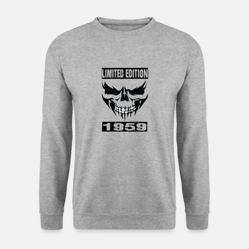 Limited Edition 1959 - Unisex Pullover - Weißgrau meliert