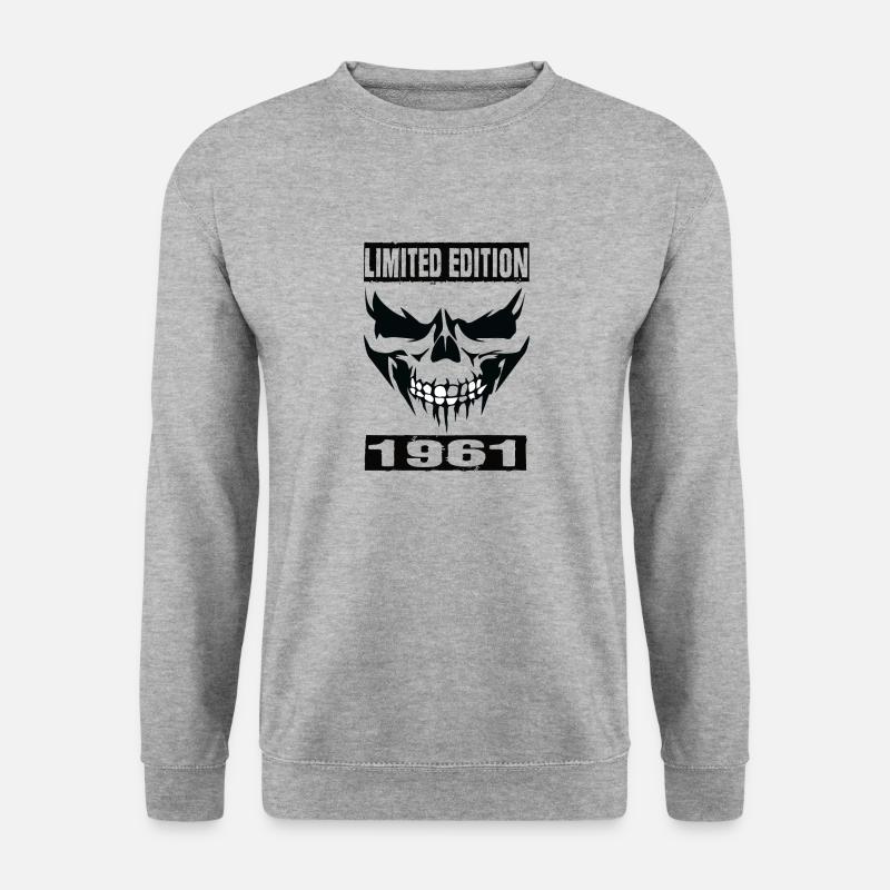 Limited Edition 1961 - Unisex Pullover - Weißgrau meliert