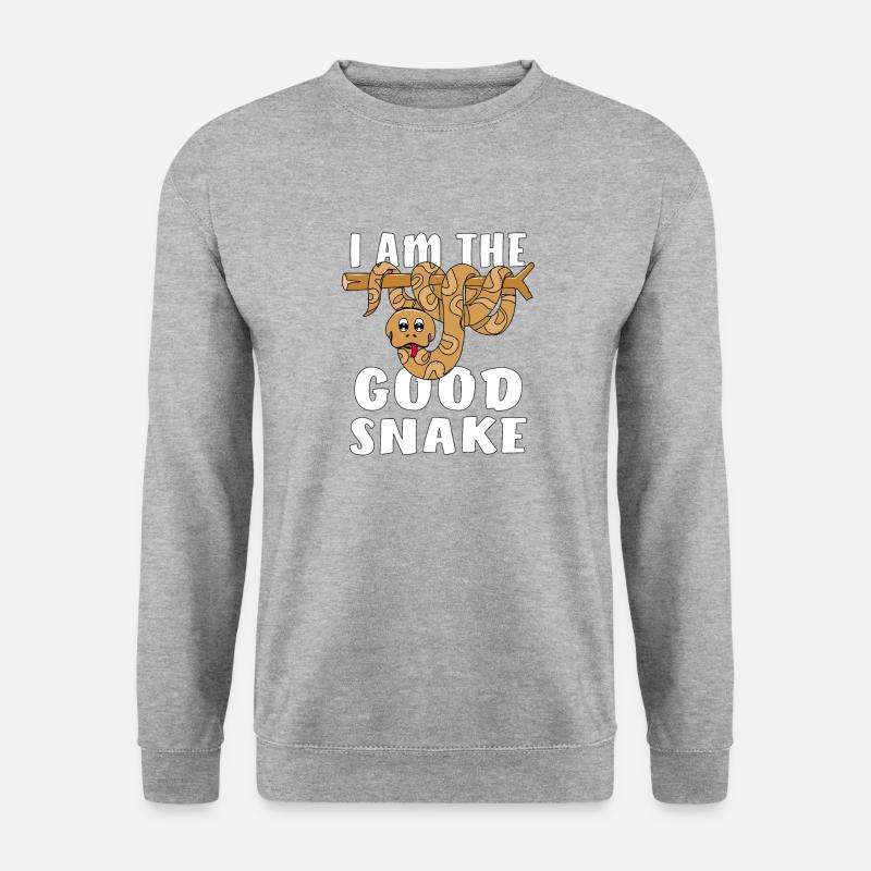 I AM THE GOOD SNAKE - Unisex Sweatshirt - salt & pepper