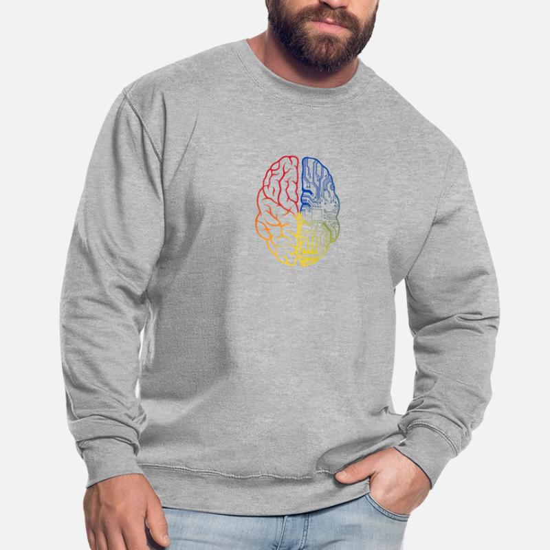 Programmeur Codeur - Développeur Programmation Cerveau Sweat-shirt Unisexe