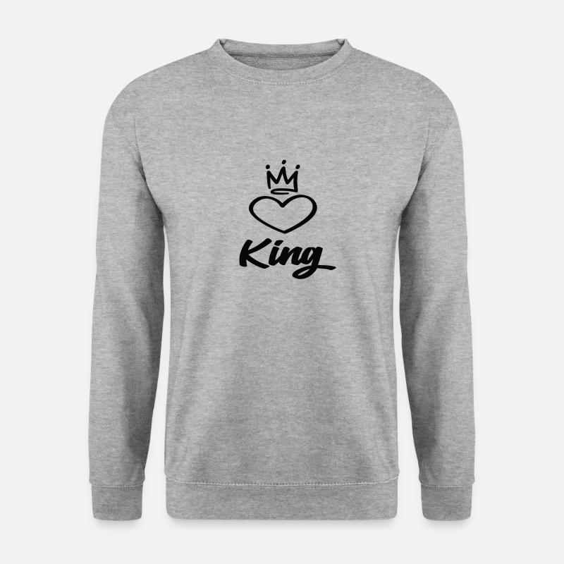 King - Unisex Sweatshirt - salt & pepper