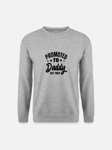 Promoted To Daddy Est 1951 - Unisex Sweatshirt - salt & pepper