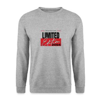 Limited Edition 2004 - Unisex Sweatshirt - salt & pepper - Front - Alina (178cm) & Michal (187cm)