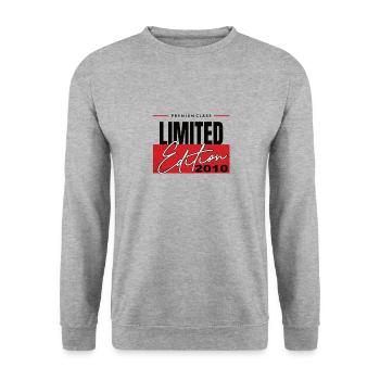 Édition limitée 2010 - Sweat-shirt Unisexe - gris chiné - Devant - Alina (178cm) & Michal (187cm)