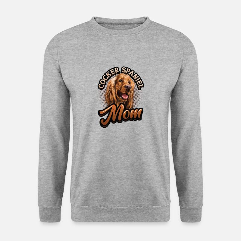 Cocker Spaniel Mom - Unisex Sweatshirt - salt & pepper