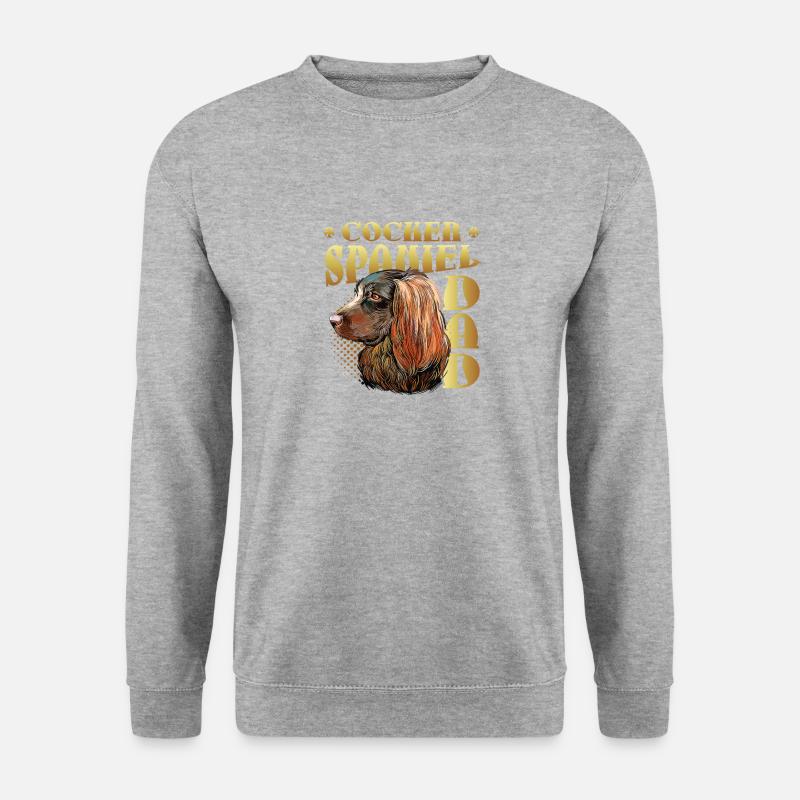 Cocker Spaniel Dad - Unisex Sweatshirt - salt & pepper
