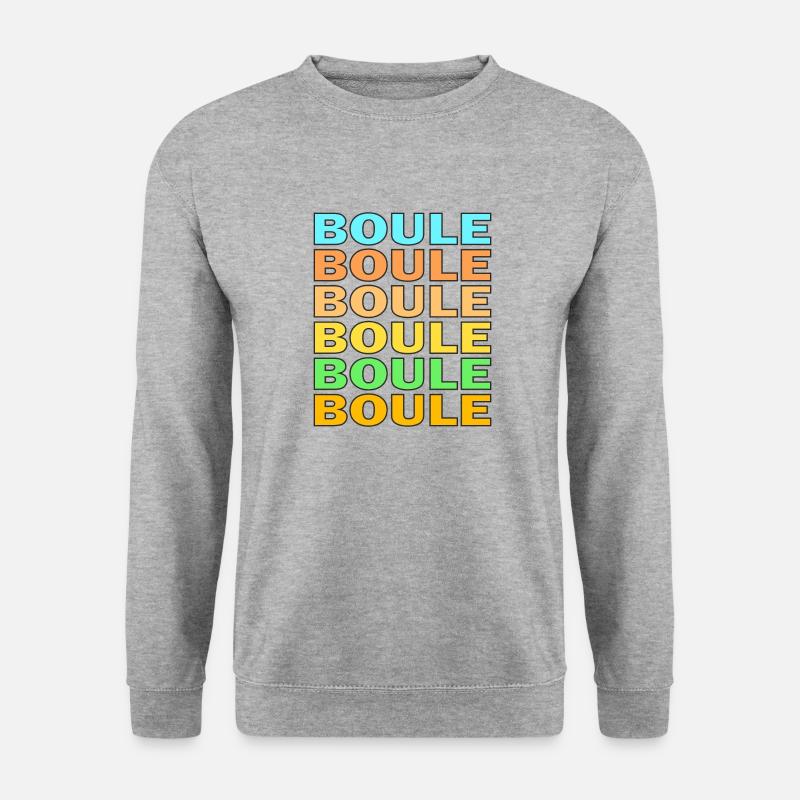 BOULE - Unisex Pullover - Weißgrau meliert