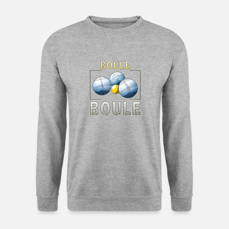 BOULE - Unisex Pullover - Weißgrau meliert