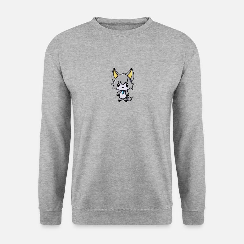 Wolfhound Vampire Emo - Sweat-shirt Unisexe - gris chiné