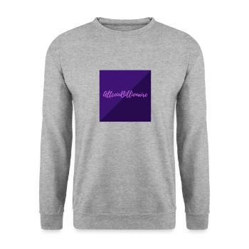 Altcoin Billionaire - Unisex Pullover - Weißgrau meliert - Vorne - Alina (178cm) & Michal (187cm)