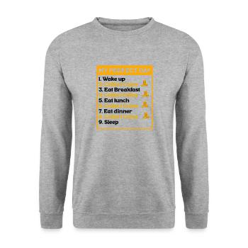 Numismates Collectionneurs de pièces Collectionneur de pièces Numismates - Sweat-shirt Unisexe - gris chiné - Devant - Alina (178cm) & Michal (187cm)