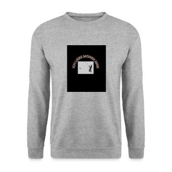 Angel Spruche Tshirt - Unisex Pullover - Weißgrau meliert - Vorne - Alina (178cm) & Michal (187cm)