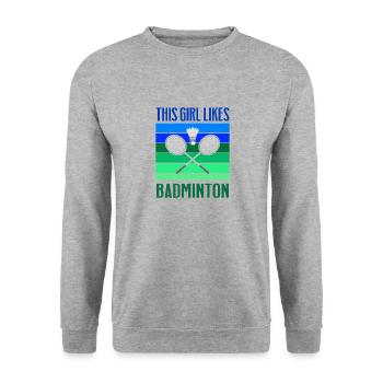 Citation rétro Hobby Sports Funny Saying - Sweat-shirt Unisexe - gris chiné - Devant - Alina (178cm) & Michal (187cm)