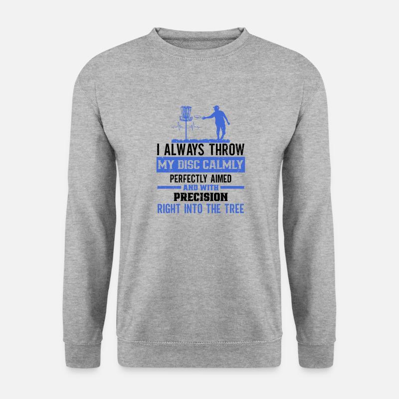 Disc Golf Player Frisbee Player - Sweat-shirt Unisexe - gris chiné