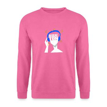 Mes écouteurs ne jouent que du reggaeton - Sweat-shirt Unisexe - rose - Devant