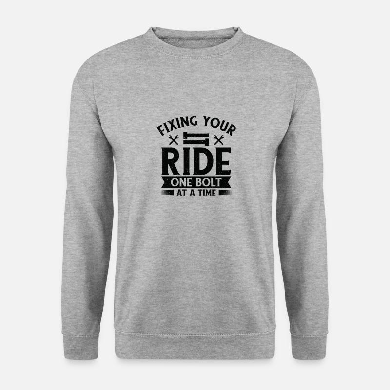 Automechaniker Auto-Motor-Reparatur - Unisex Pullover - Weißgrau meliert