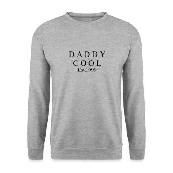 Daddy Cool est 1999 - Sweat-shirt Unisexe - gris chiné - Devant - Alina (178cm) & Michal (187cm)