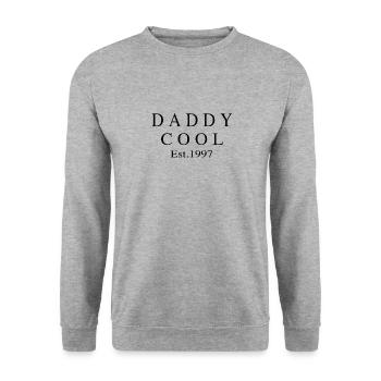 Daddy Cool est 1997 - Sweat-shirt Unisexe - gris chiné - Devant - Alina (178cm) & Michal (187cm)