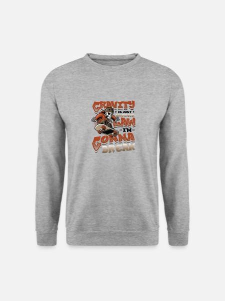 Skateboard Halfpipe, Tricks, Skateboarding - Unisex Sweatshirt - salt & pepper