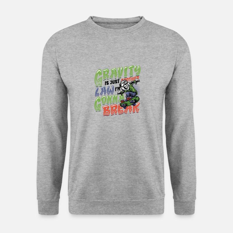 Skateboard Halfpipe, Tricks, Skateboarding - Unisex Sweatshirt - salt & pepper