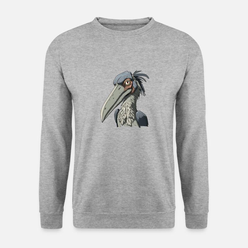 Shoebill - Unisex Sweatshirt - salt & pepper