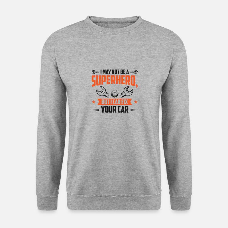 Car Mechanic Auto Engine Repair - Unisex Sweatshirt - salt & pepper