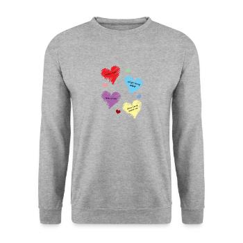 Philippines Filipino Flag Pride I Cadeau - Sweat-shirt Unisexe - gris chiné - Devant - Alina (178cm) & Michal (187cm)