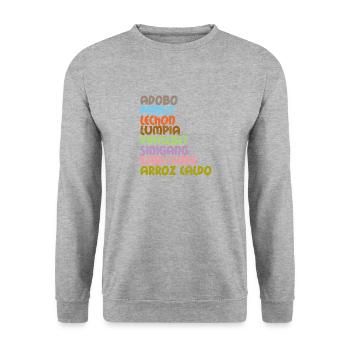 Philippines Filipino Flag Pride I Cadeau - Sweat-shirt Unisexe - gris chiné - Devant - Alina (178cm) & Michal (187cm)