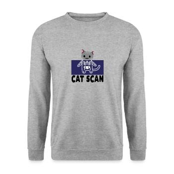 Radiology Rad Tech Cat Scan Technician - Unisex Sweatshirt - salt & pepper - Front - Alina (178cm) & Michal (187cm)