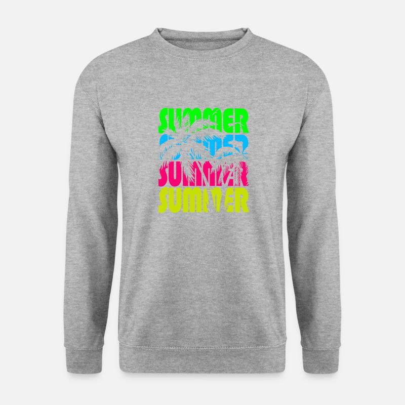 Palm Trees In Summer - Unisex Sweatshirt - salt & pepper