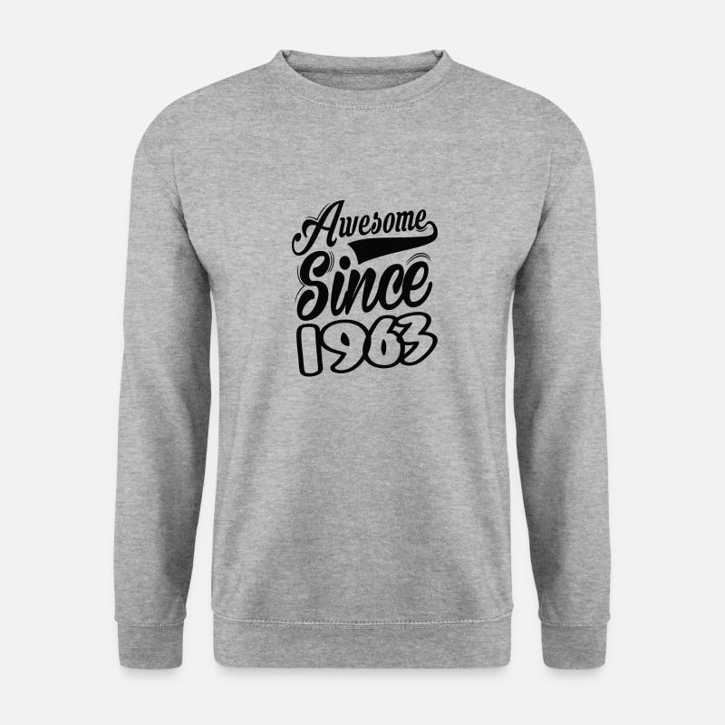 Awesome Since 1963 - Unisex Sweatshirt - salt & pepper