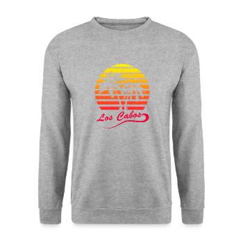 Los Cabos - Sweat-shirt Unisexe - gris chiné - Devant - Alina (178cm) & Michal (187cm)