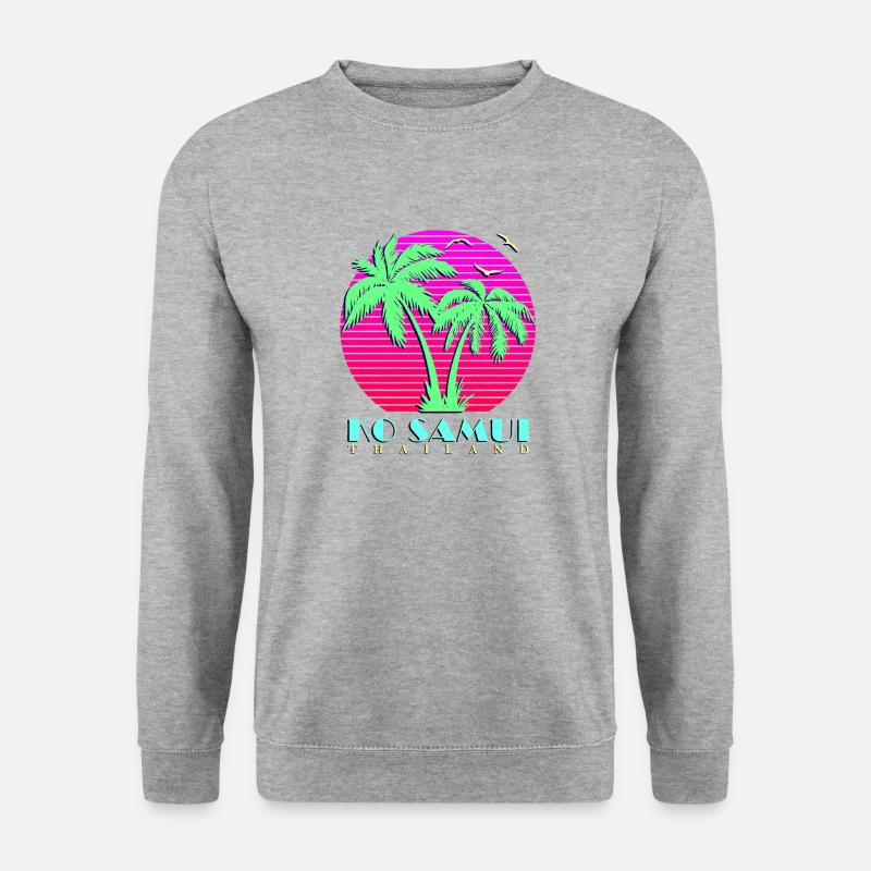 Ko Samui - Unisex Pullover - Weißgrau meliert