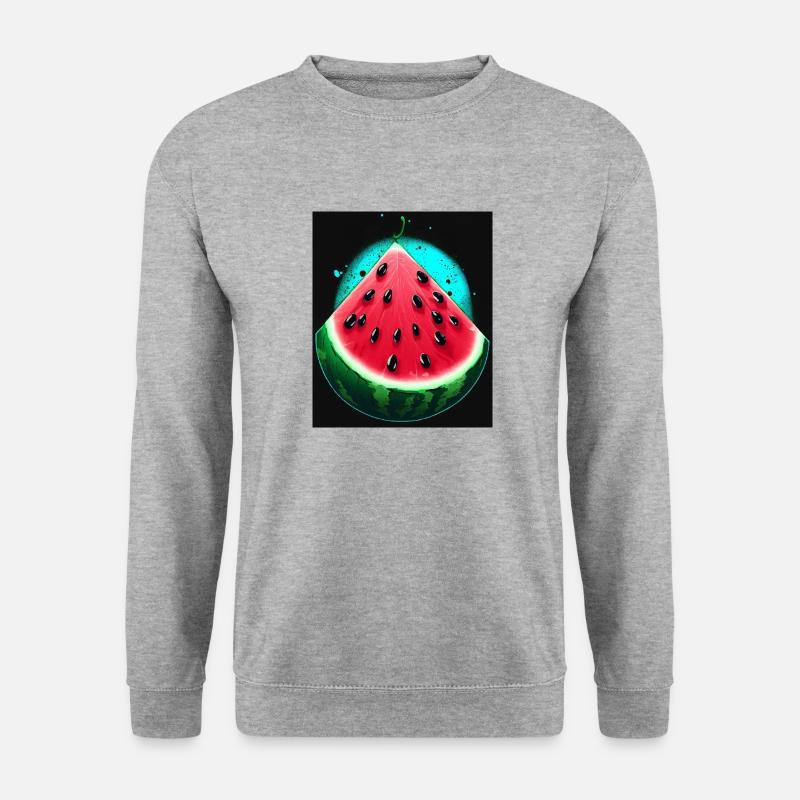 PASTÈQUE - Sweat-shirt Unisexe - gris chiné