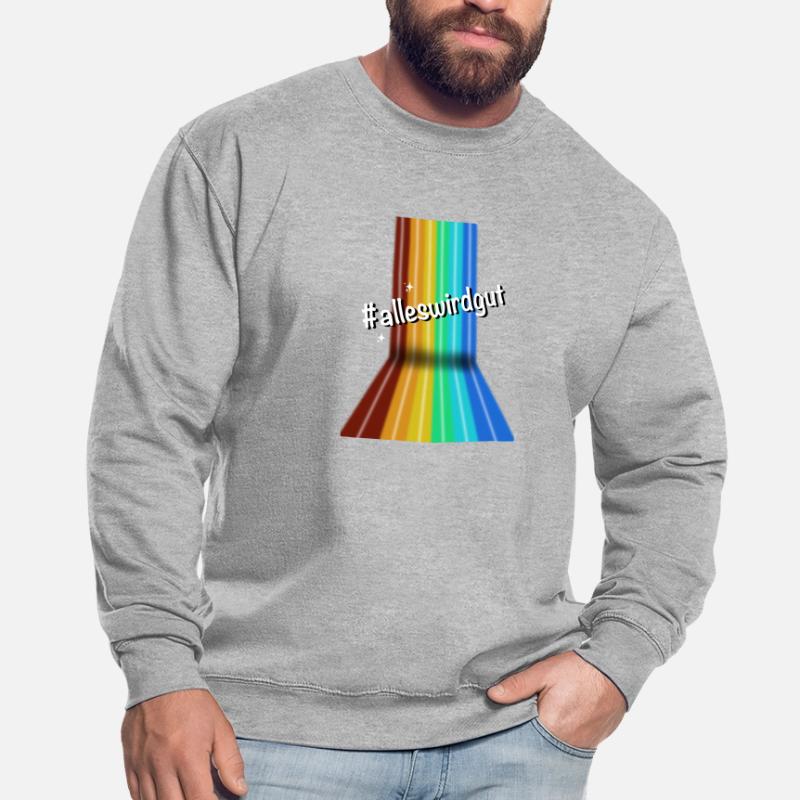 #alleswirdgut Alles wird gut Spruch Statement Unisex Pullover