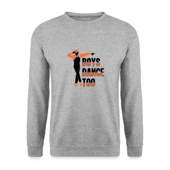 Tap Dancer Tap Dance Shoes Tap Dance Instructor - Unisex Sweatshirt - salt & pepper - Front - Alina (178cm) & Michal (187cm)