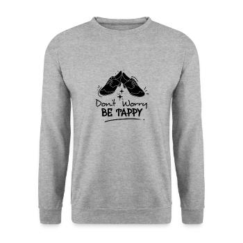 Tap Dancer Tap Dance Shoes Tap Dance Instructor - Unisex Sweatshirt - salt & pepper - Front - Alina (178cm) & Michal (187cm)
